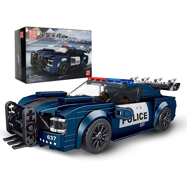 Mould King 27002 - USA Polizei Streifenwagen inkl. Display Box - 356 Klemmbausteine