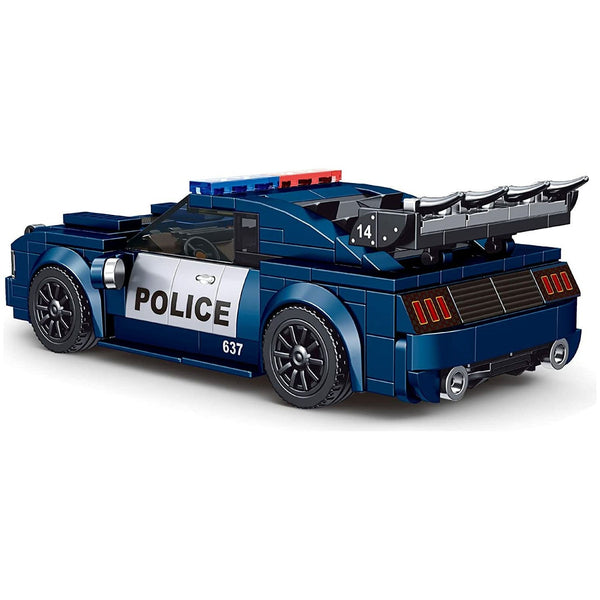 Mould King 27002 - USA Polizei Streifenwagen inkl. Display Box - 356 Klemmbausteine