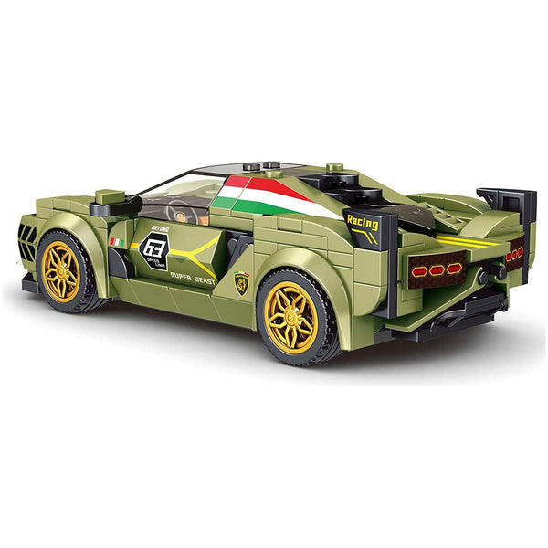 Mould King 27003 - Lambo FKP37 Italia Sportwagen inkl. Display Box - 333 Klemmbausteine