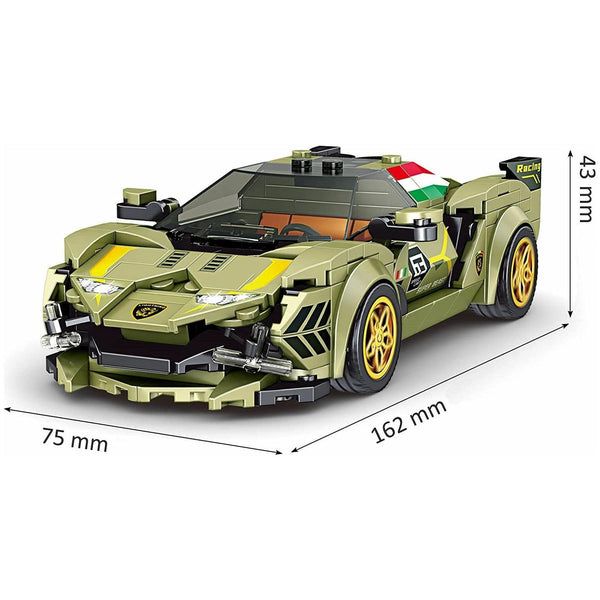 Mould King 27003 - Lambo FKP37 Italia Sportwagen inkl. Display Box - 333 Klemmbausteine