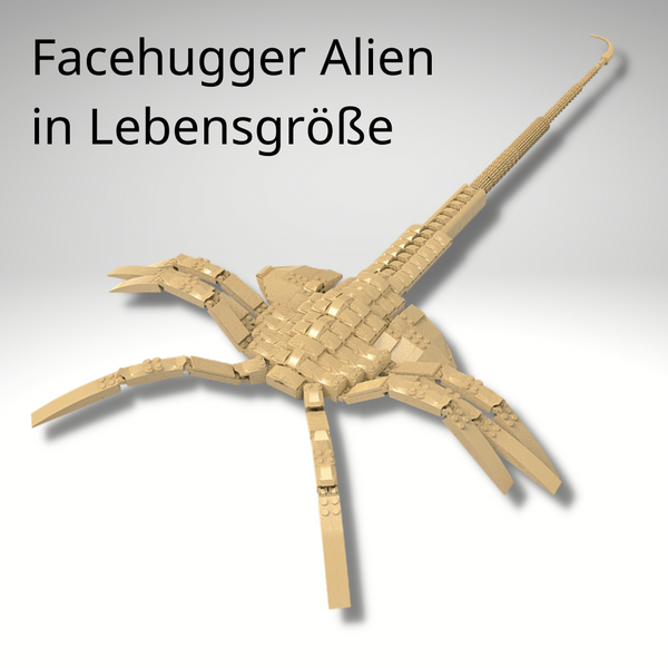 Modbrix 9012 - Facehugger Alien Figur - 608 Klemmbausteine