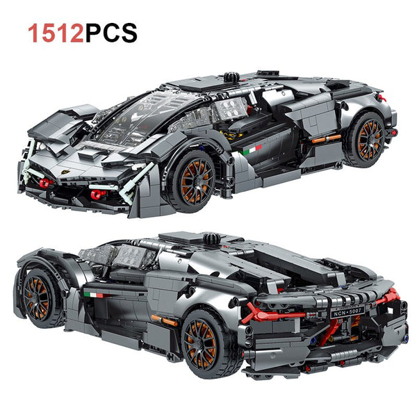 Mork 023027 - Terzo Millennio E-Sportwagen  - 1512 Klemmbausteine