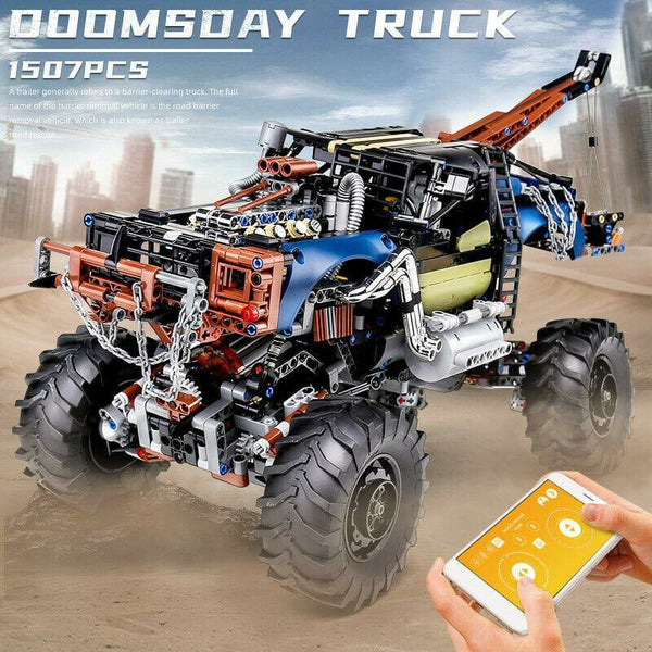 Mould King 18006 -  2,4 Ghz RC Technik Monstertruck Rebel Tow - 1507 Klemmbausteine [17308006]