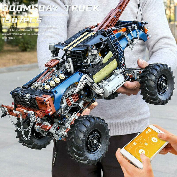 Mould King 18006 -  2,4 Ghz RC Technik Monstertruck Rebel Tow - 1507 Klemmbausteine [17308006]