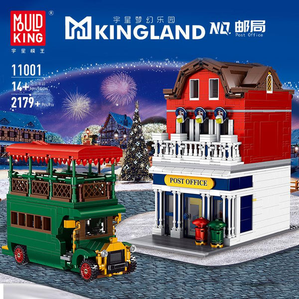 Mould King 11001 - Kingland Historisches Postamt - 2179 Klemmbausteine