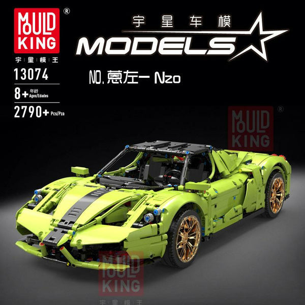 Mould King 13074 - NZO Italo Technik Sportwagen - 2790 Klemmbausteine