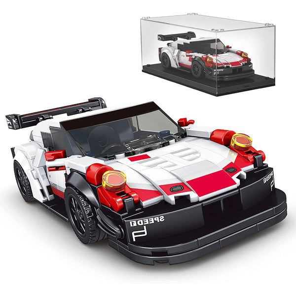 Mould King 27010 - Elfer Turbo Sportwagen inkl. Display Box - 349 Klemmbausteine