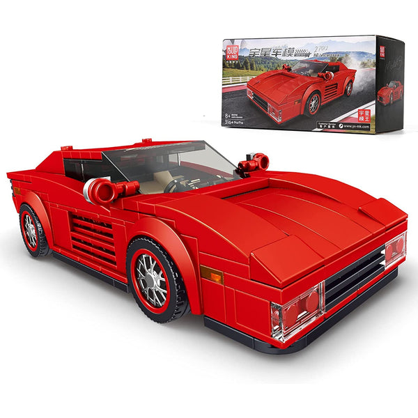 Mould King 27012 - Testarossa Sportwagen inkl. Display Box - 316 Klemmbausteine