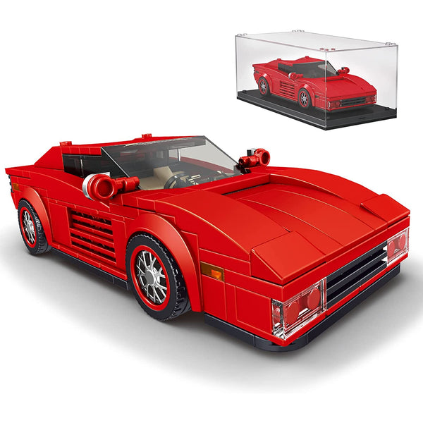 Mould King 27012 - Testarossa Sportwagen inkl. Display Box - 316 Klemmbausteine