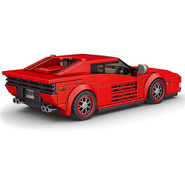 Mould King 27012 - Testarossa Sportwagen inkl. Display Box - 316 Klemmbausteine