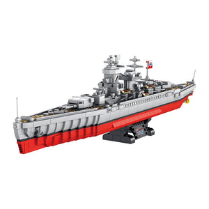 Panlos 637002 -  Schwerer Kreuzer Deutschland - 1418 Klemmbausteine
