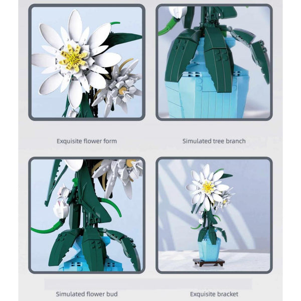 QiZhiLe 92034 - Epiphyllum Blume - 683 Klemmbausteine