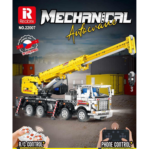 Reobrix 22007 - 2,4 Ghz Technik RC Autokran - 2206 Klemmbausteine