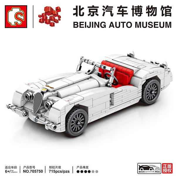 Sembo 705750 - Vintage Cabrio XK120 Auto - 715 Klemmbausteine