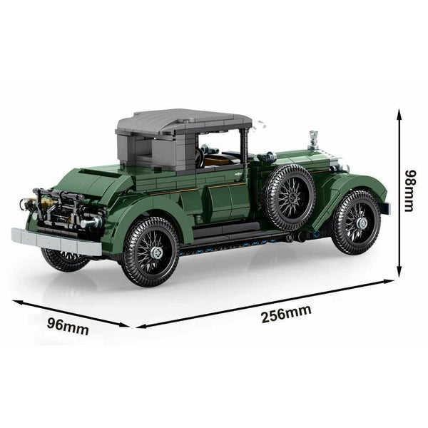 Sembo 75850 - Britischer Oldtimer RR Silver Ghost Auto - 858 Klemmbausteine