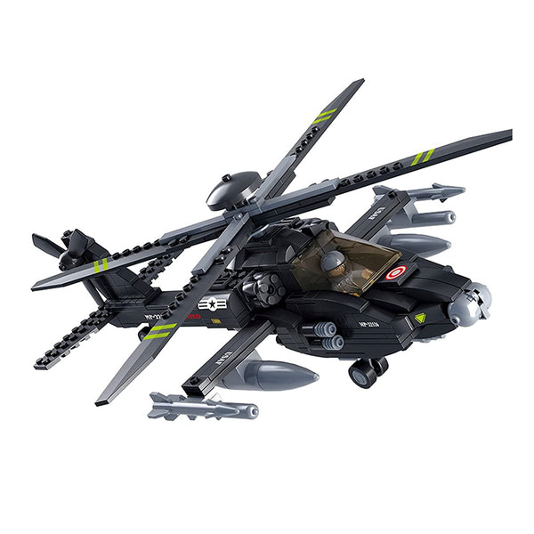 Sluban B0511 - Apache AH-64 Hubschrauber - 293 Klemmbausteine