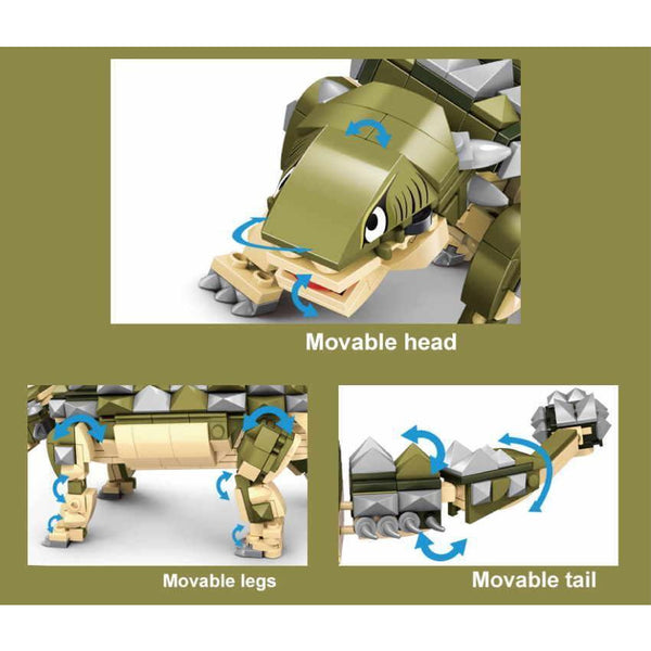 TaiGaoLe T3022 - Ankylosaurus - 601 Klemmbausteine