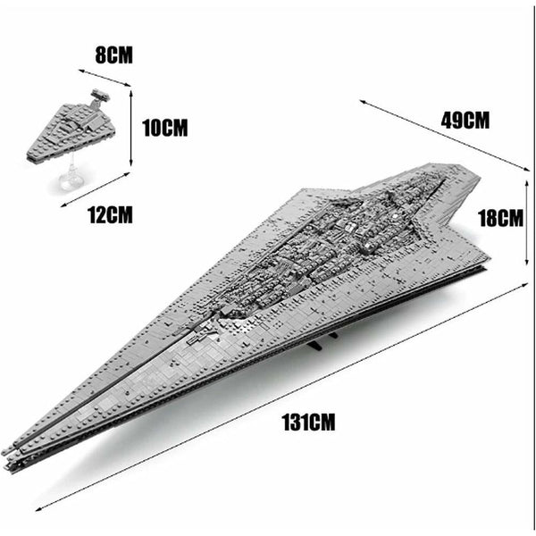 Mould King 13134 - Executor Super Sternenkreuzer Raumschiff - 7588 Klemmbausteine