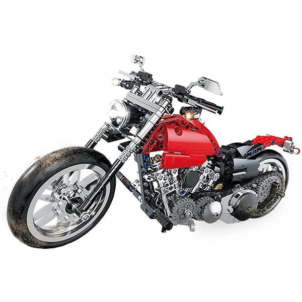 Cogo 5803 - Sportster Chopper Motorrad - 573 Klemmbausteine