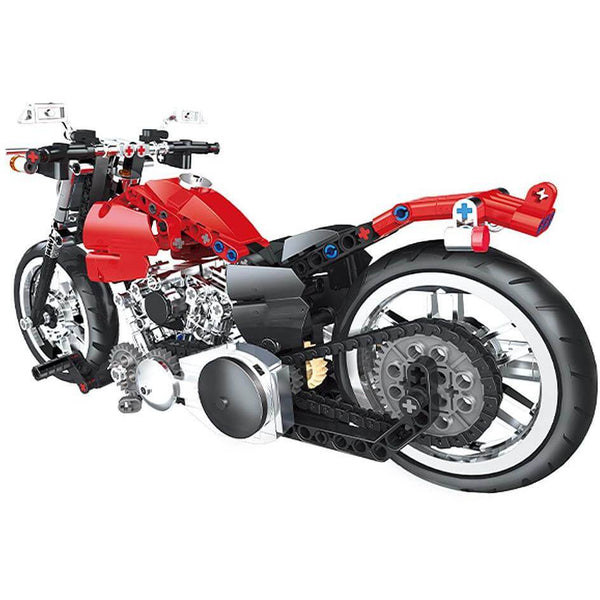 Cogo 5803 - Sportster Chopper Motorrad - 573 Klemmbausteine