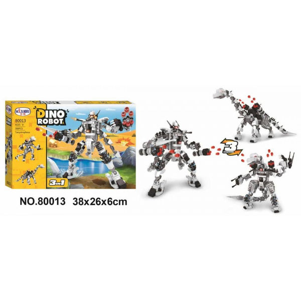 Winner 80013 - 3in1 Transforming Robot Tanystropheus - 308 Klemmbausteine