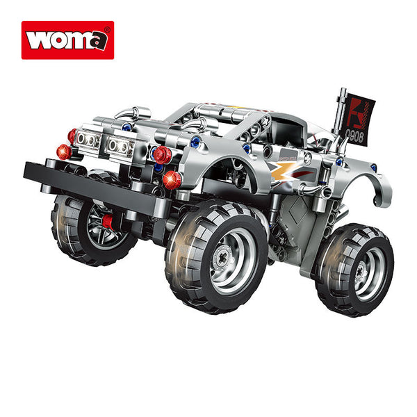 Woma C0908 - Technik Monstertruck Silver Blade - 232 Klemmbausteine