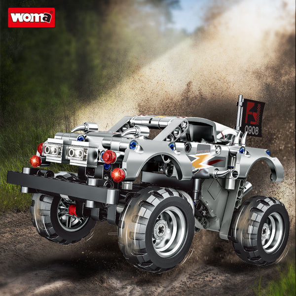 Woma C0908 - Technik Monstertruck Silver Blade - 232 Klemmbausteine
