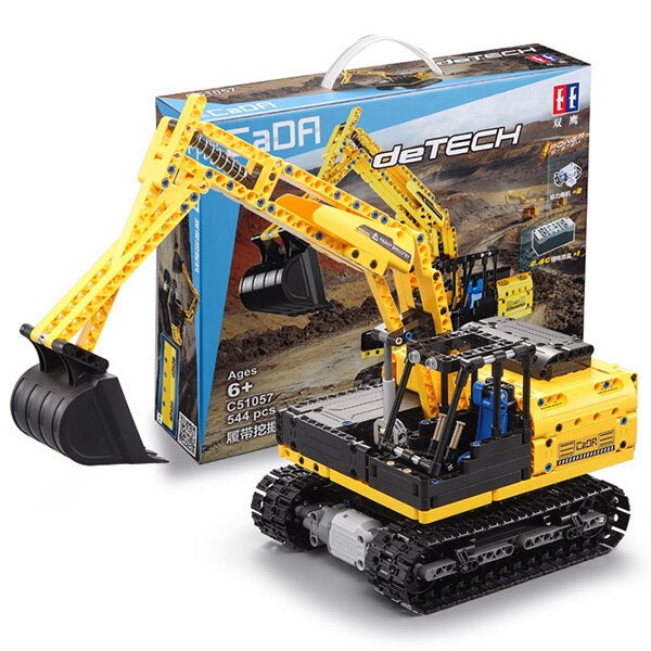 Cada C51057W - 2,4 Ghz Technik RC Schaufelbagger - 544 Klemmbausteine
