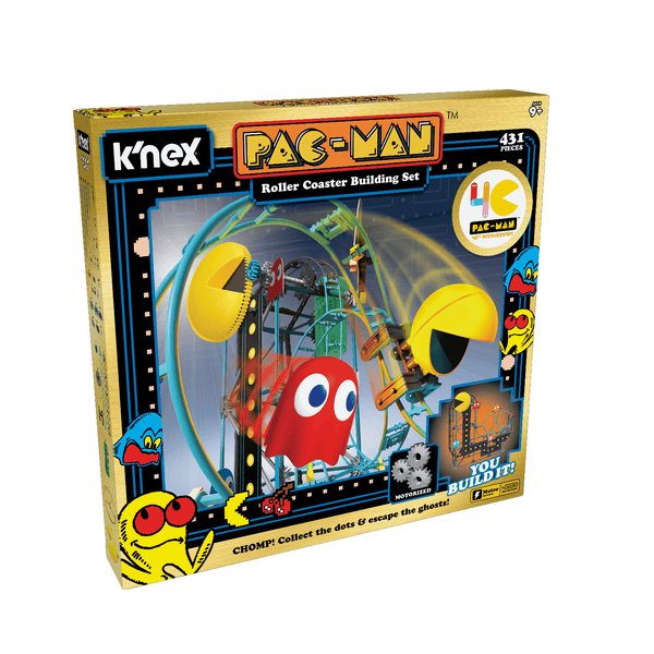 Knex 15288 - Pac-Man Technik Achterbahn Motorbetrieben - 431 Klemmbausteine