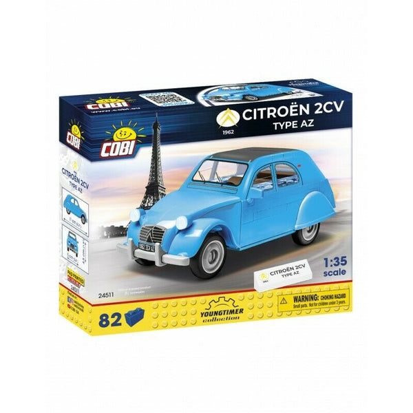 Cobi 24511 - 2CW Type AZ 1962 Ente - Modellbau Auto - 82 Klemmbausteine