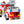 Laden Sie das Bild in den Galerie-Viewer, Cogo 3619 - Feuerwehrauto im Feuerwehreinsatz mit Häuserbrand - 411 Klemmbausteine
