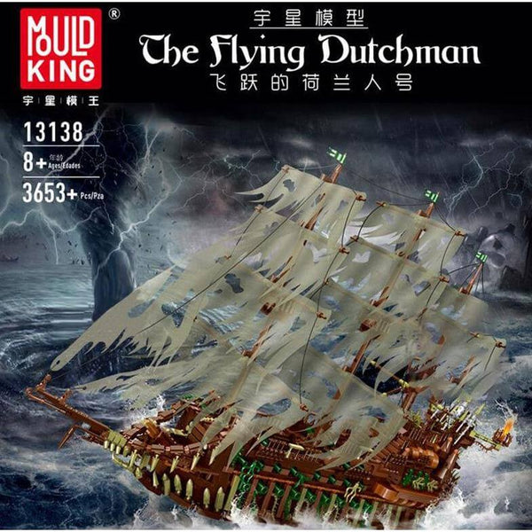 Mould King 13138 - Piratenschiff The Flying Dutchman - 3653 Klemmbausteine