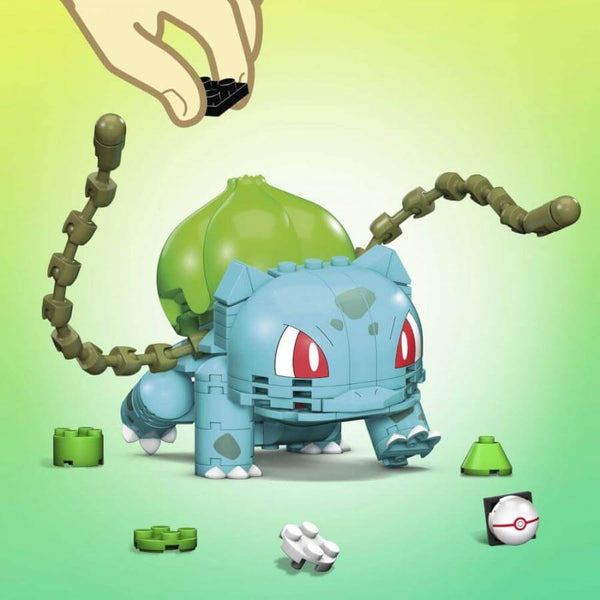 Mega Construx GVK83 - Pokemon Bisasam Bulbasaur Medium Figur - 175 Klemmbausteine