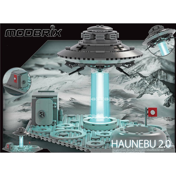 Modbrix 9024 - Haunebu 2.0 Reichsflugscheibe UFO - 427 Klemmbausteine