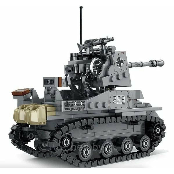 SY 0107 - Marder II Ausf. H Panzer Sd.Kfz. 132  - 479 Klemmbausteine