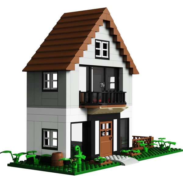 Modbrix 106703 - Einfamilienhaus - 290 Klemmbausteine