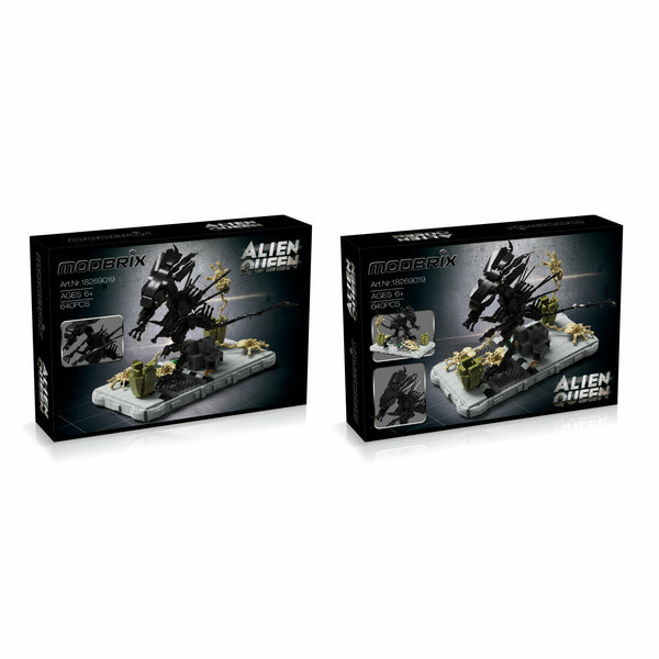 Modbrix 9019 - Alien Queen Xenomorph Figur - 640 Klemmbausteine