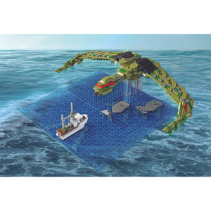 Modbrix 9025 - Bird of Prey Bausteine Raumschiff Diorama - 477 Klemmbausteine Set