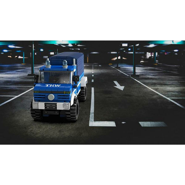 Modbrix 9027 - THW Einsatzfahrzeug MB Uni Truck - 241 Klemmbausteine