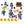 Laden Sie das Bild in den Galerie-Viewer, Modbrix 9063 - THW Einsatz Team inkl. 5 Minifiguren - 70 Klemmbausteine
