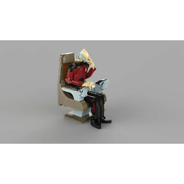 Modbrix 9056 - Piccard Facepalm Meme , Figur aus 496 Klemmbausteine