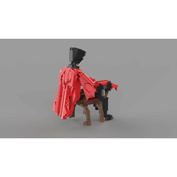 Modbrix 9054 - Q Bausteine Figur Diorama, 385 Klemmbausteine