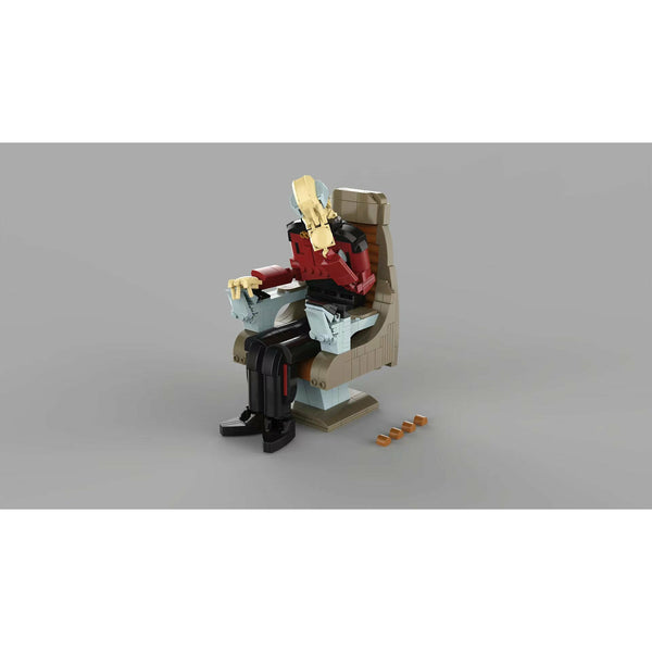 Modbrix 9056 - Piccard Facepalm Meme , Figur aus 496 Klemmbausteine