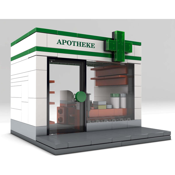 Modbrix 8014 - Apotheke inkl. Minifigur - 164 Klemmbausteine