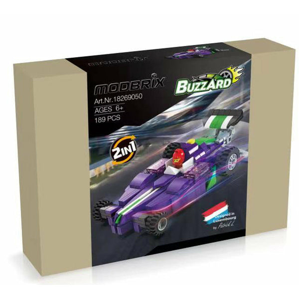 Modbrix 9050 - Mask Buzzard Fahrzeug 2in1 Formel Rennwagen - 167 Klemmbausteine