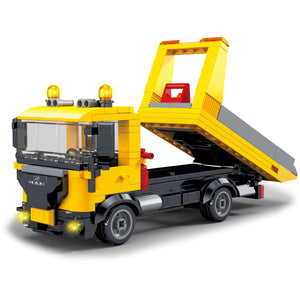 Modbrix 8027 - MAN LKW Gelber Engel Abschleppwagen - 267 Klemmbausteine