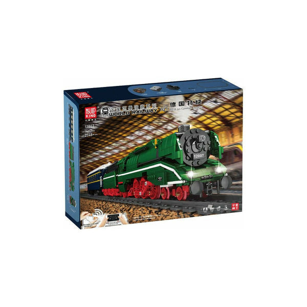 Mould King 12007 - 2,4 Ghz RC Dampflok BR 18 Deutscher Schnellzug - 2348 Klemmbausteine