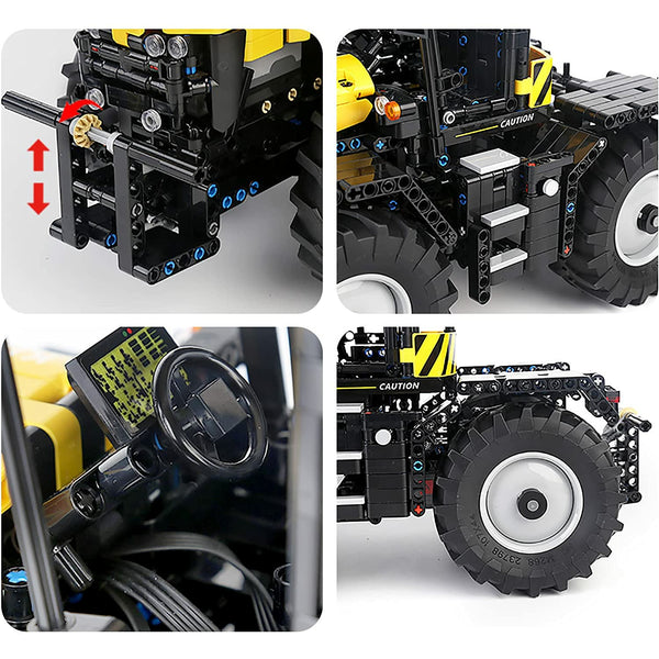 Mould King 17019 - RC Technik Traktor 2,4 Ghz - 2596 Klemmbausteine
