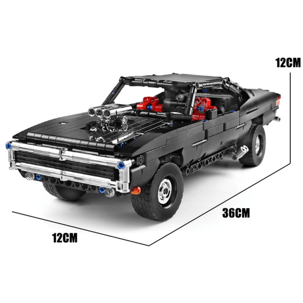 Mould King 13081 -  Charger RC Technik Muscle Car 2,4 Ghz - 1098 Klemmbausteine