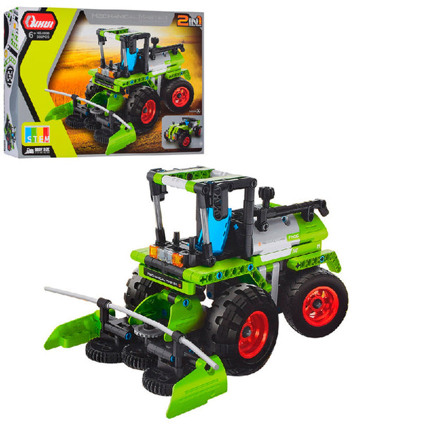Qihui 6806 - Technic Mähdrescher Traktor 2in1 Modell - 335 Klemmbausteine